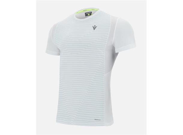 Run Zephiro Sean WHT XL Sømløs løpe t-skjorte til herre 