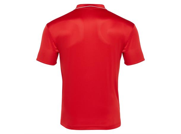 Draco Hero Polo RED/WHT 3XS Poloskjorte i elastisk stoff 